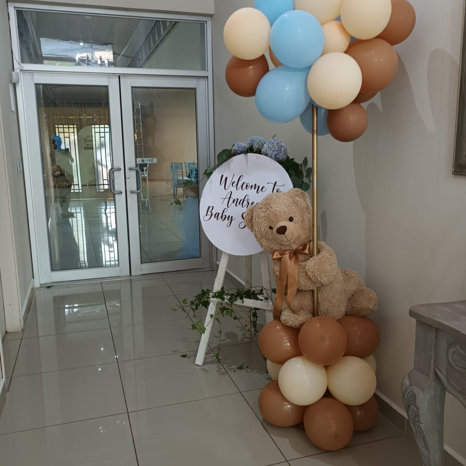 Decoración con globos para una celebración en Casa D'Ana